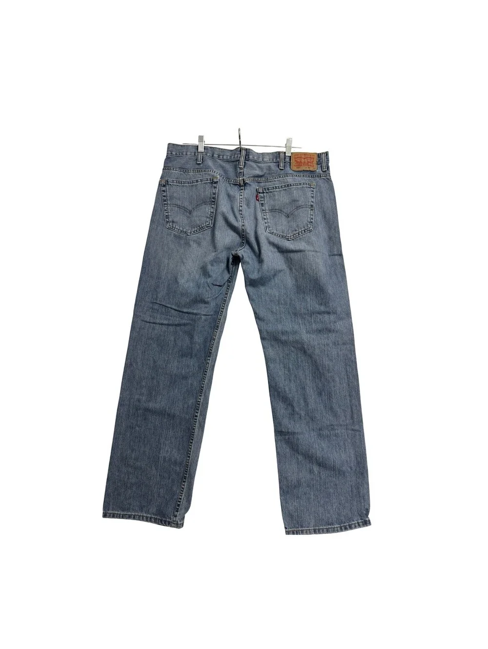 Levis 569 Loose Straight Mens Jeans W34 L34 Medium Wash Pre-Owned